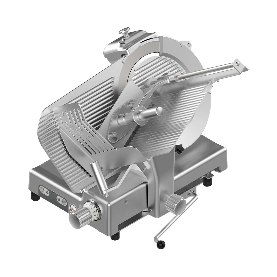 SIRMAN 15359028STNA RAFFAELLO 350 EVO Meat Slicer, 14" Chromium-Plated Blade, Manual Gravity Feed, 410W 120V
