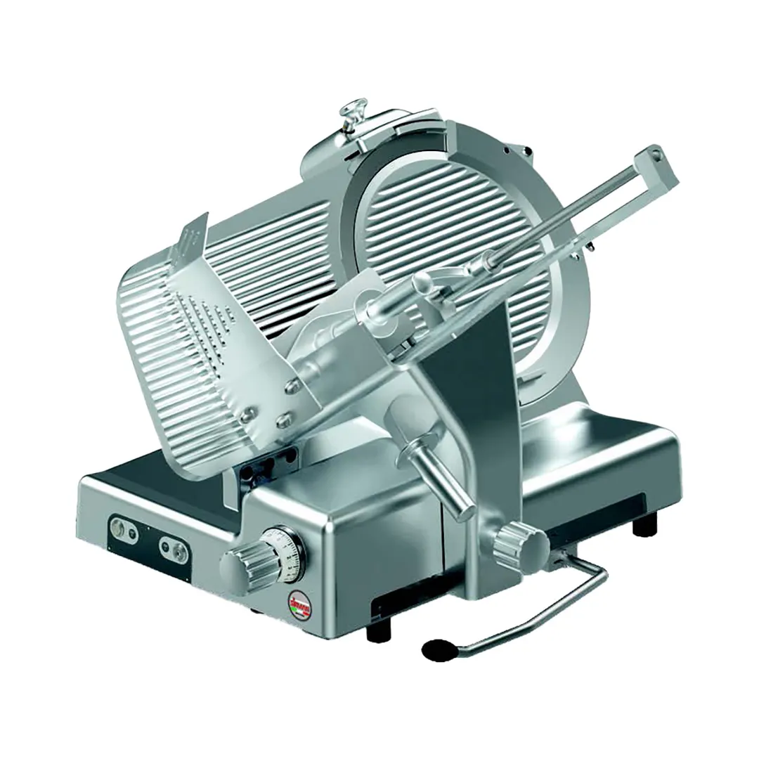 SIRMAN 16354028SNA Galileo 350 EVO TOP Meat Slicer – 14” Blade, 1/2 HP 410W 120V, Removable Sharpener, UL/ETL