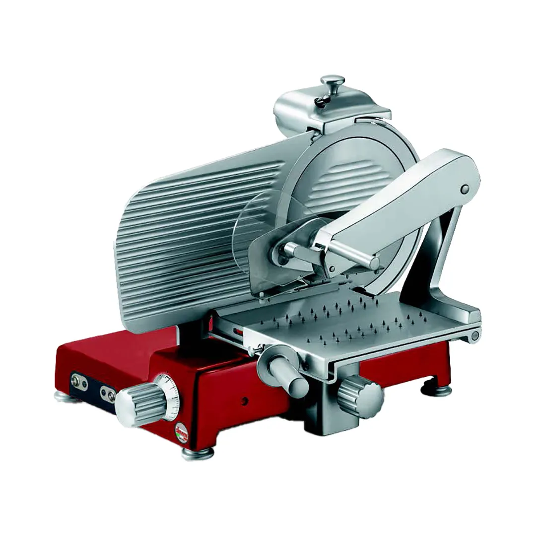SIRMAN 1535R2208SNA - 14" Meat Slicer, Belt-Driven Vertical, 1/2 HP 410W, Red Anodized Aluminum, UL/ETL