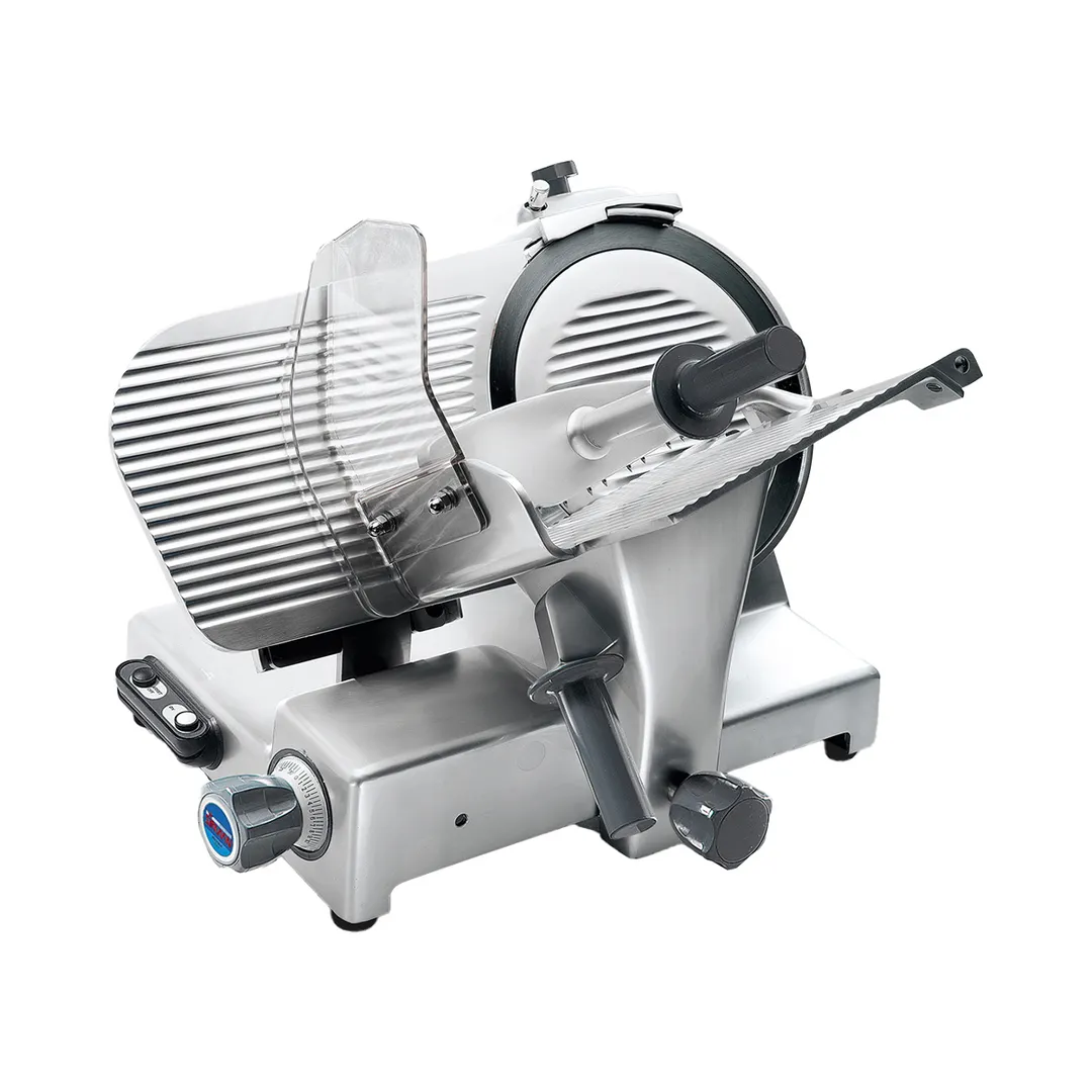 SIRMAN 153040G08WNA Meat Slicer – 12” Chromium‑Plated Blade, 1/2 HP 410W 120V, Belt‑Driven Gravity Feed, Aluminum
