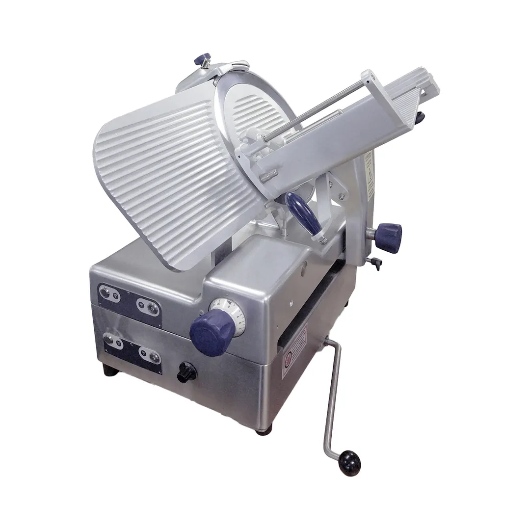 SIRMAN 153349GU8VNA Palladio 330 Meat Slicer – 13” Chromium‑Plated Blade, Belt‑Driven Auto Feed, 1/2 HP 410W, Aluminum