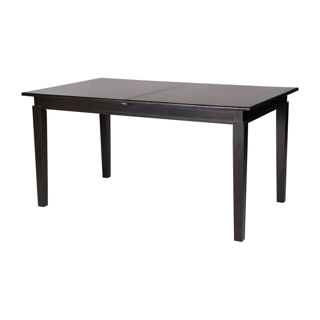Flash Furniture KER-T-217EX-BLK-72-GG Henry 72" Rectangular Dining Table, Matte Black, Solid Wood, Seats 8