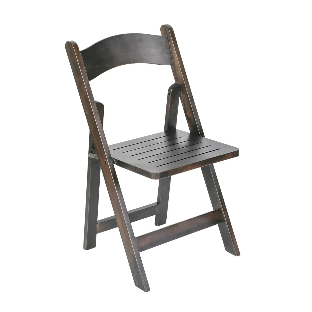 Flash Furniture ZH-8005-3-EAW-GG Holden Folding Dining Chair, 300 lb. Capacity, Early American Beechwood Frame