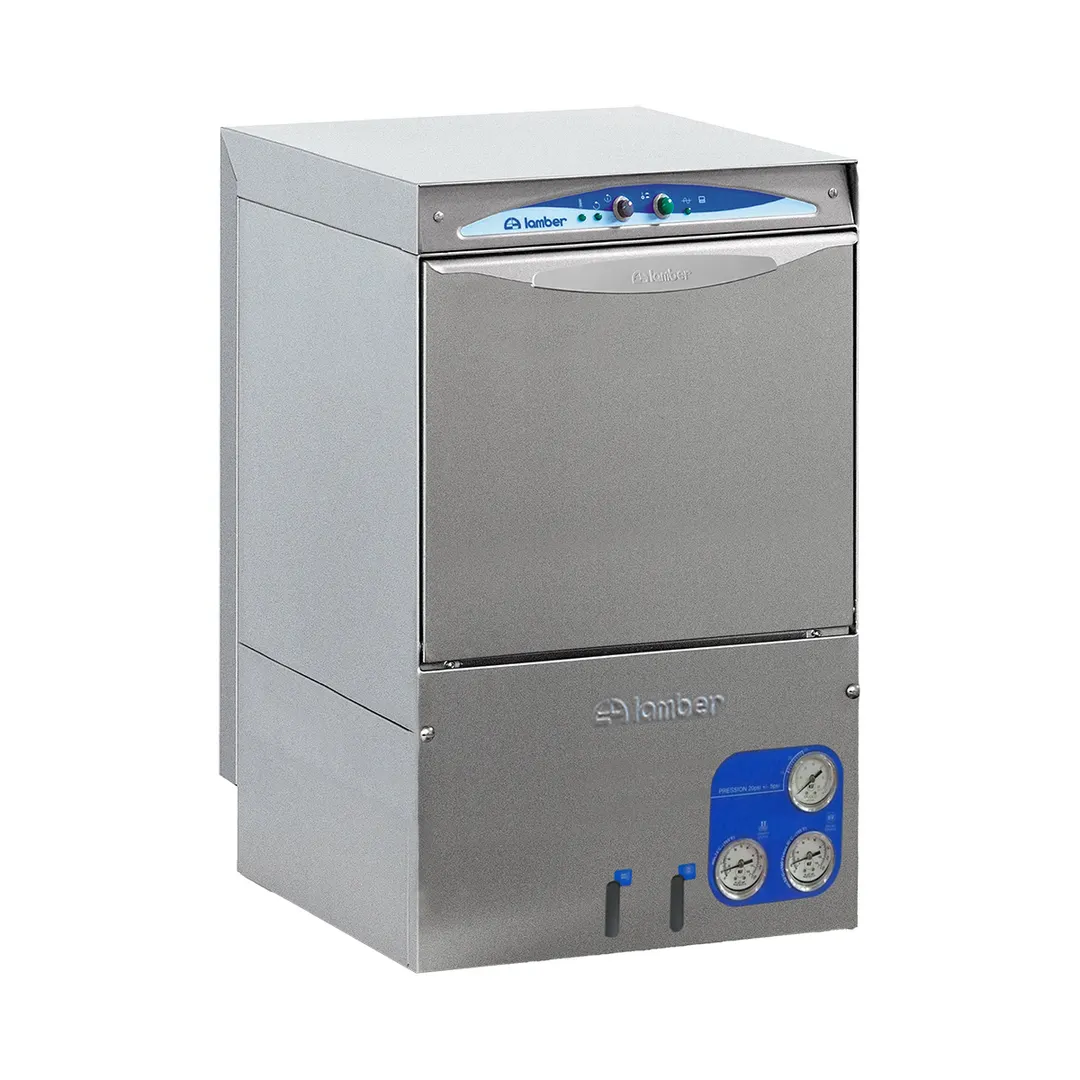 Eurodib DSP3DPS Lamber 18" High Temp Undercounter Glasswasher - 30 Racks/Hr - Drain Pump