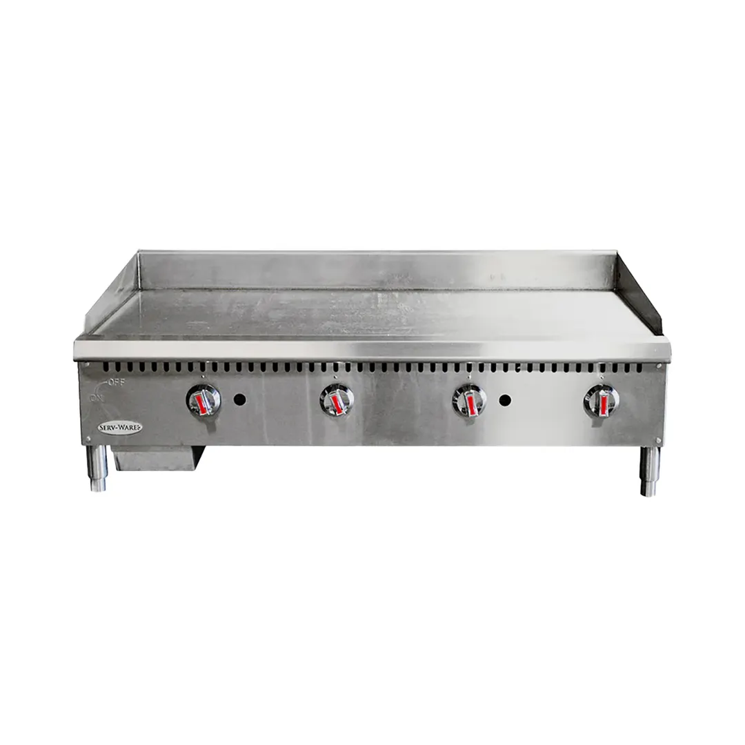 Serv-Ware SMGS-48-LP 52" Countertop Gas Griddle