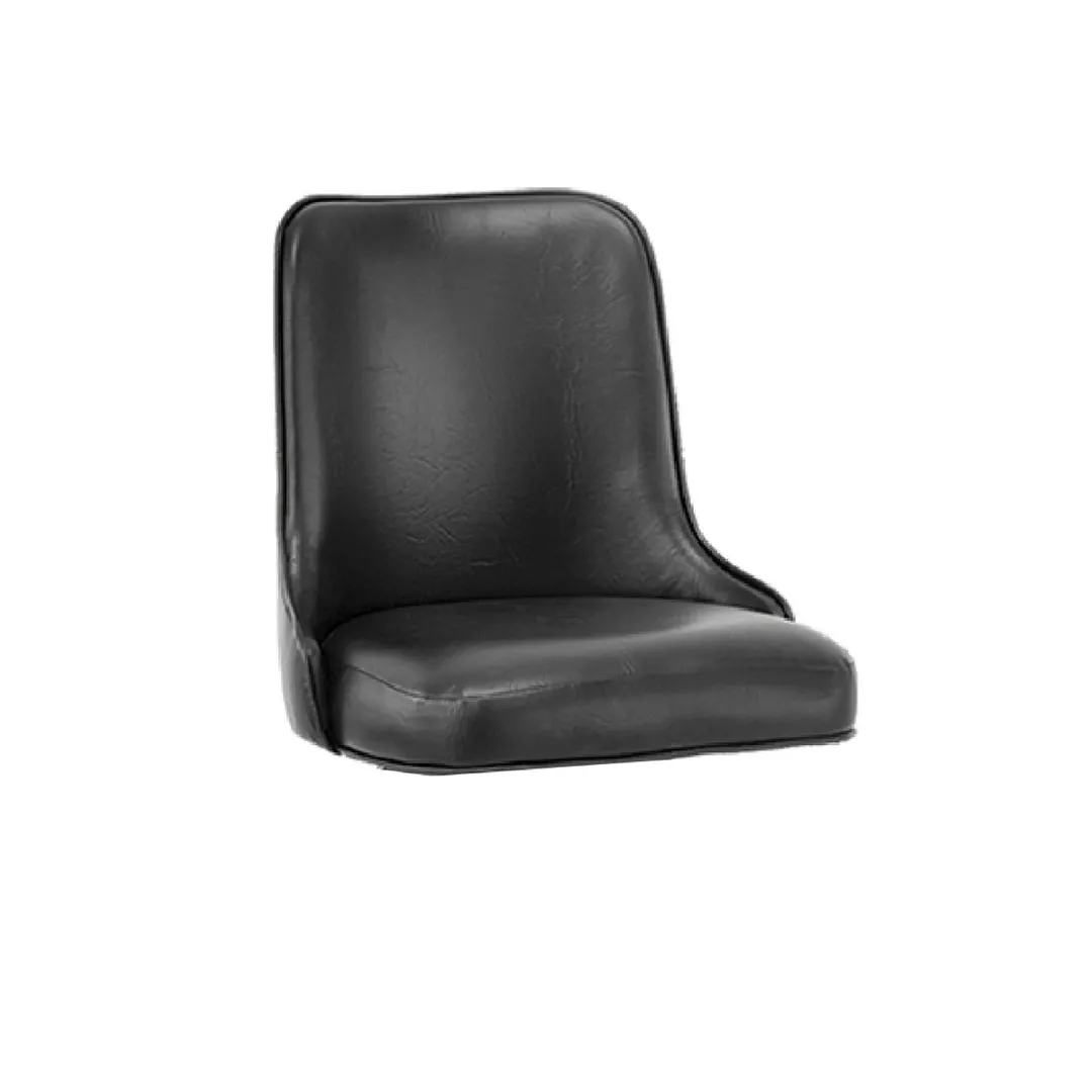 AAA Furniture Wholesale BUCKET SEAT ONLY Black Vinyl Armless Bucket Seat for #DRB, #SRB, #SRB-316
