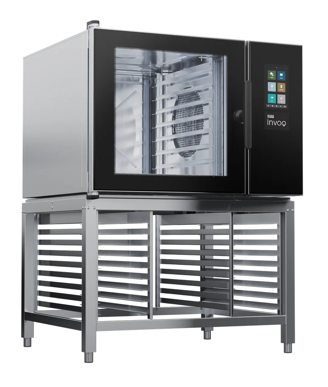 Blodgett INVOQ 62BG/62BG Full Size 12 Pan Gas Combi Oven w/ Touchscreen, Boiler, 272.800 BTU
