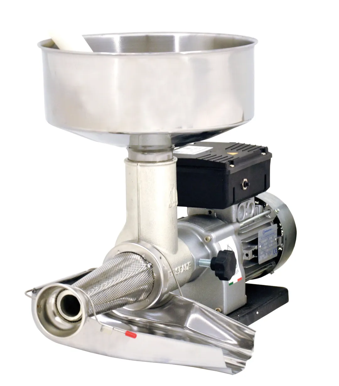 Omcan USA 41418 TS‑IT‑0150 Electric Tomato Squeezer, 0.4 HP, 120V 60Hz, NEMA 5‑15P, Made in Italy