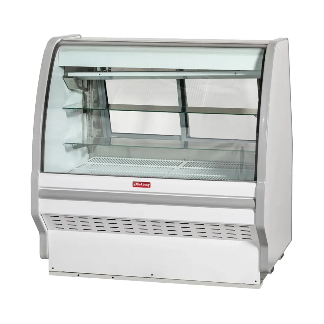 Howard-McCray SC-CBS40E-6C-S-LED 76" Refrigerated Bakery Display Case, Stainless Steel