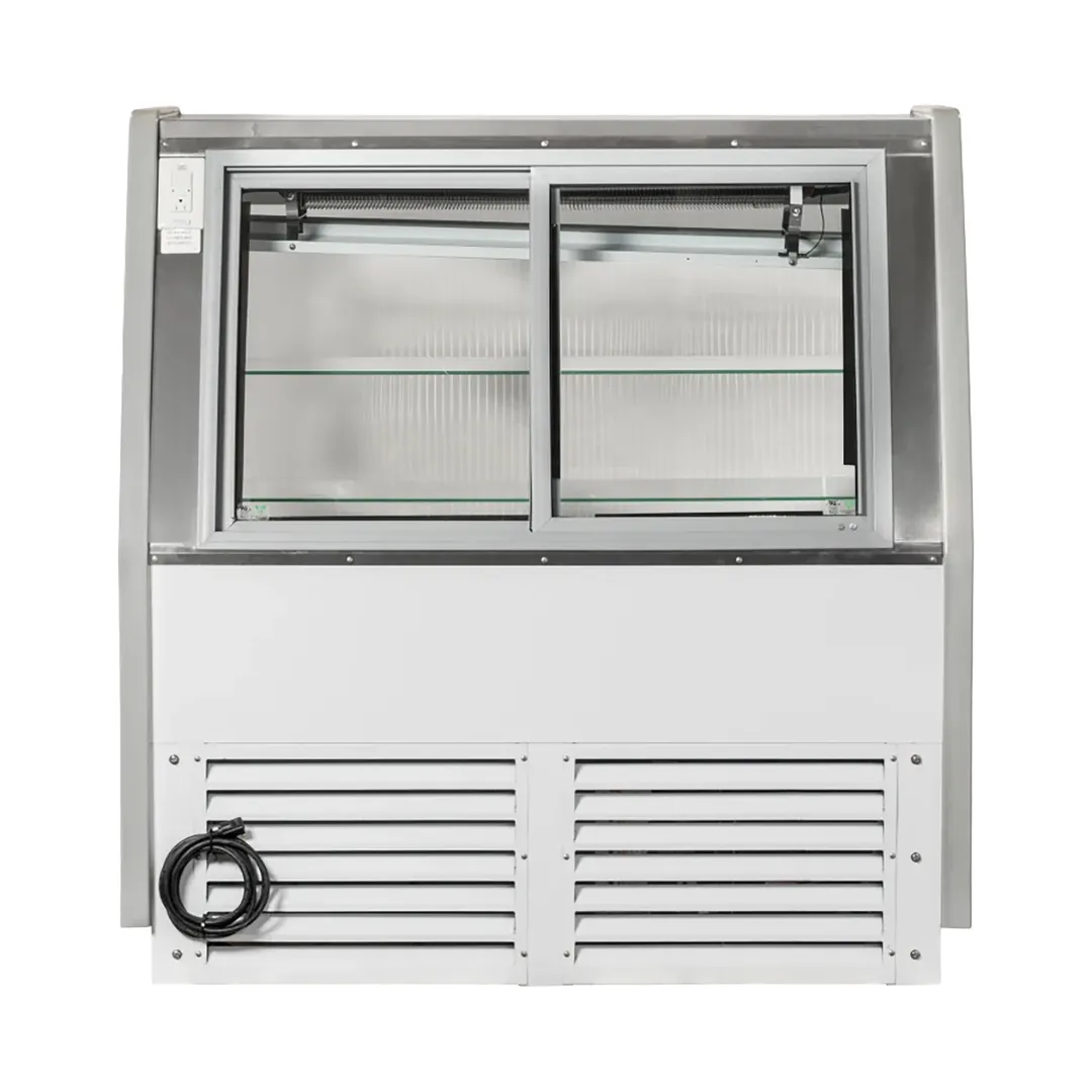 Howard-McCray SC-CBS40E-6C-S-LED 76" Refrigerated Bakery Display Case, Stainless Steel