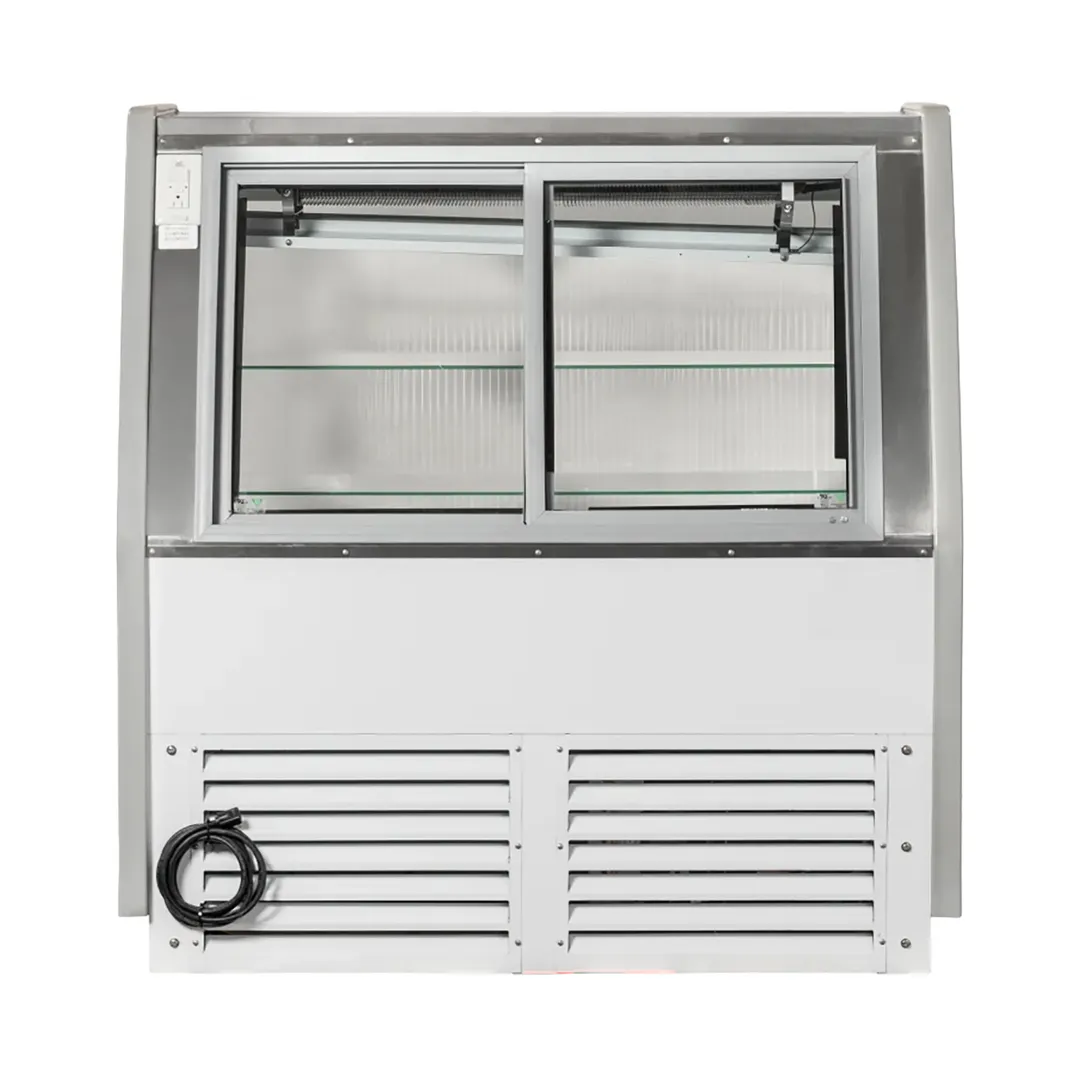 Howard-McCray SC-CBS40E-8C-S-LED 100" Refrigerated Bakery Display Case, Stainless Steel