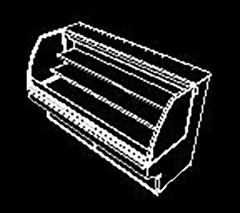 Oscartek CLASSIC GNG 2000 78" Self Serve Air Screen Refrigeration Merchandiser/Showcase/Display
