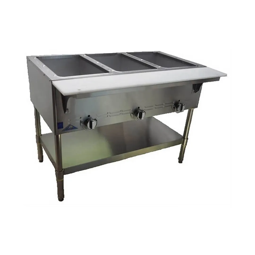 Comstock-Castle CCGST-3-N 44" Natural Gas Hot Food Table with (3) Dry Wells