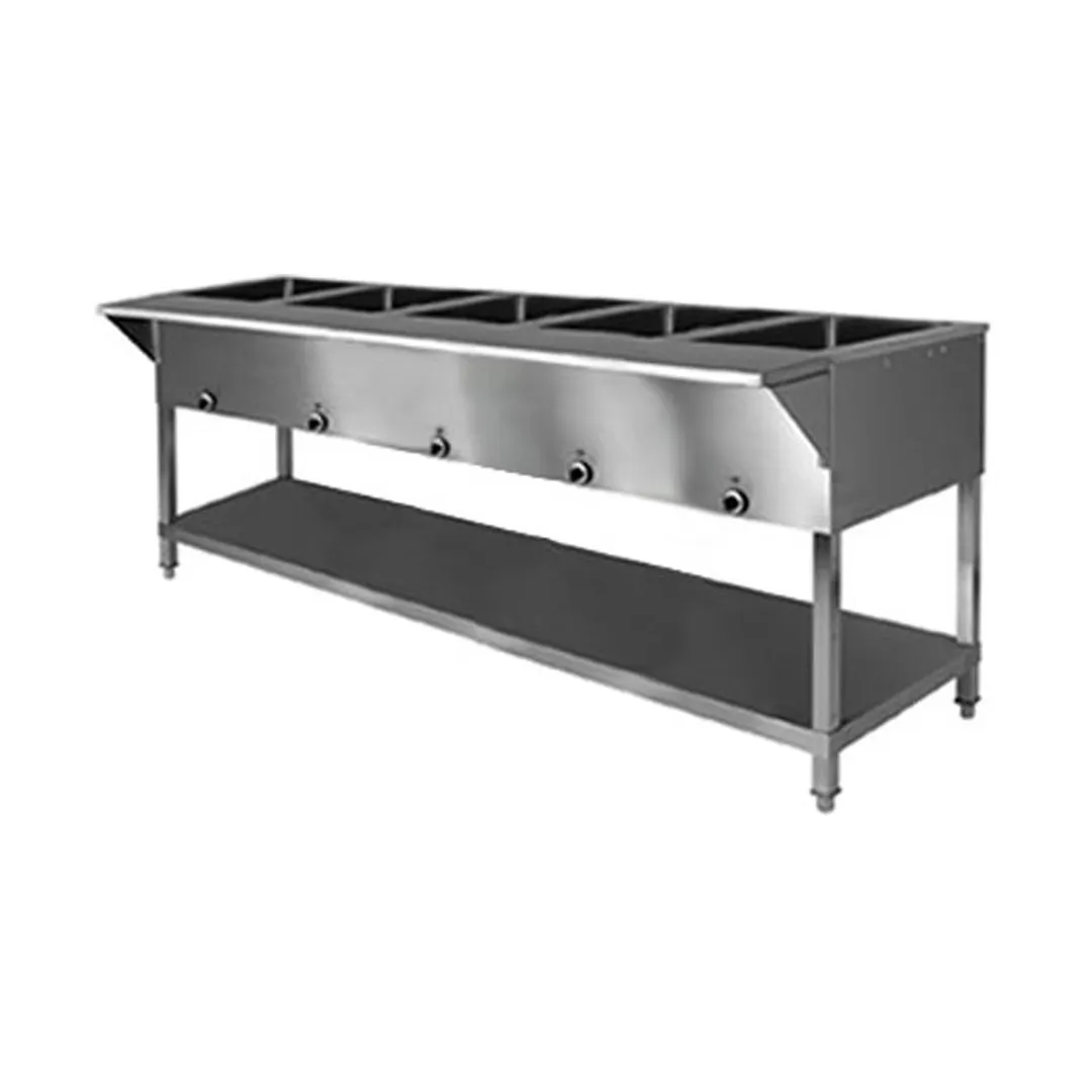 Klinger's Trading SW5H208 78" Stationary  (5) Sealed Well Electric Table, 4125 watts