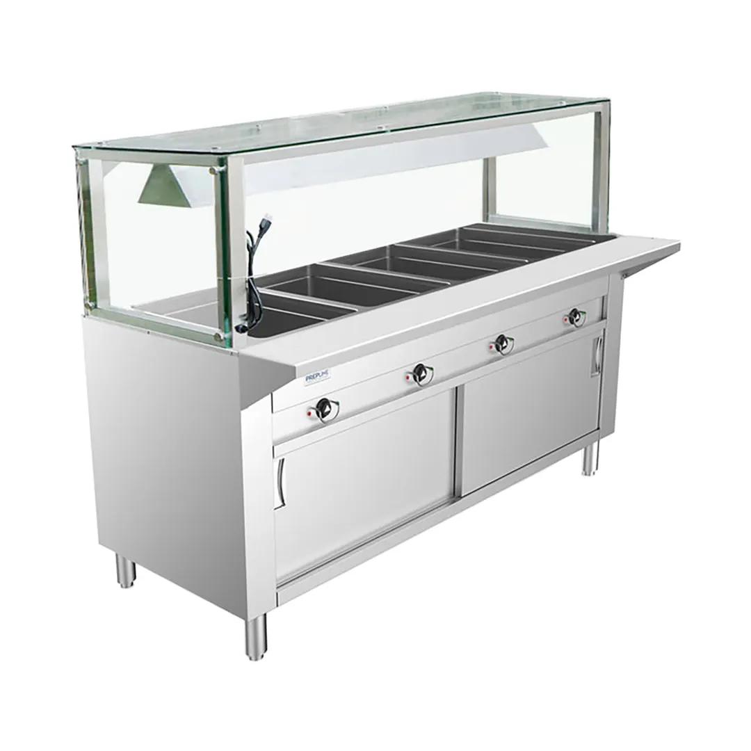 Prepline ESTC60-4S-LT Prepline Electric Hot Food Steam Table