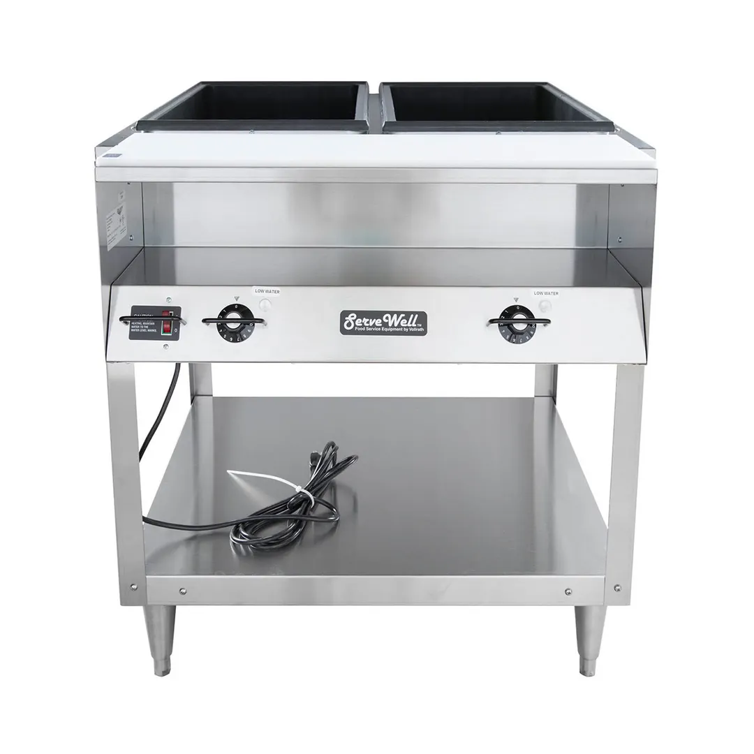 Vollrath 38002 32" Servewell® Electric (2) Sealed Well Hot Food Table