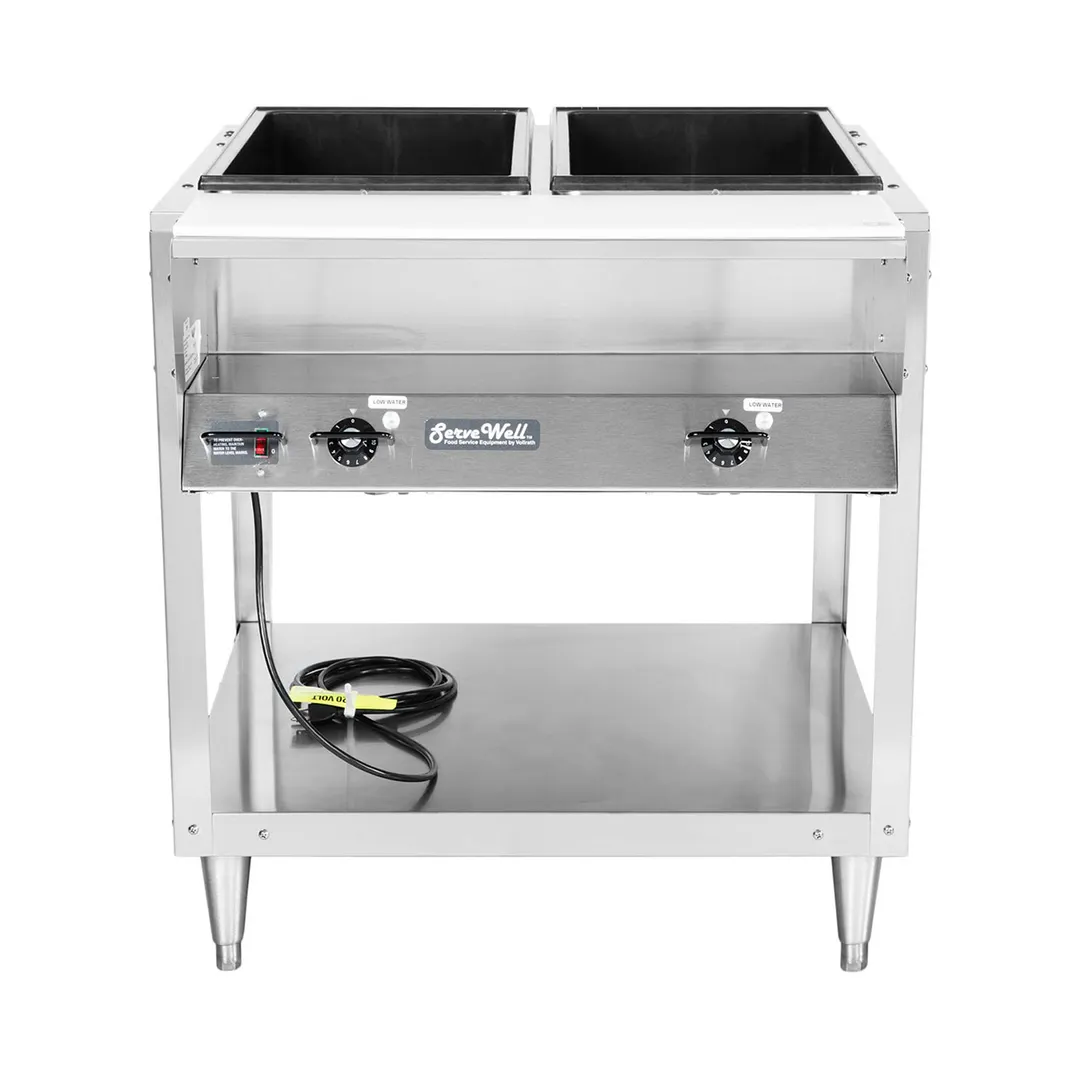 Vollrath 38102 32" Servewell® Electric (2) Sealed Well Hot Food Table