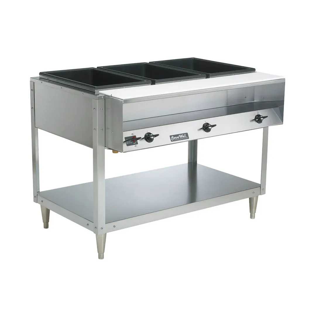 Vollrath 38103 46" Servewell® Electric (3) Sealed Well Hot Food Table