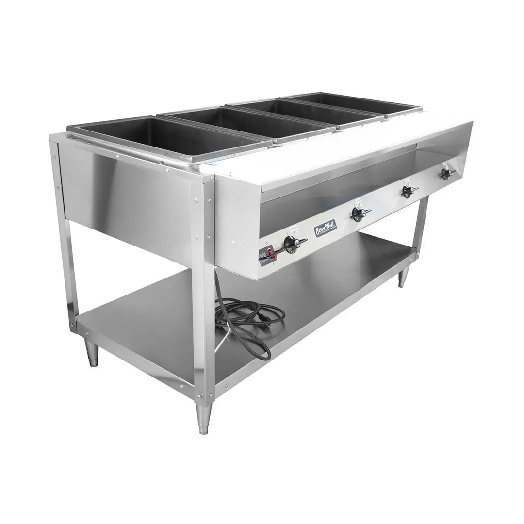 Vollrath 38118 61" Servewell® Electric (4) Sealed Well Hot Food Table