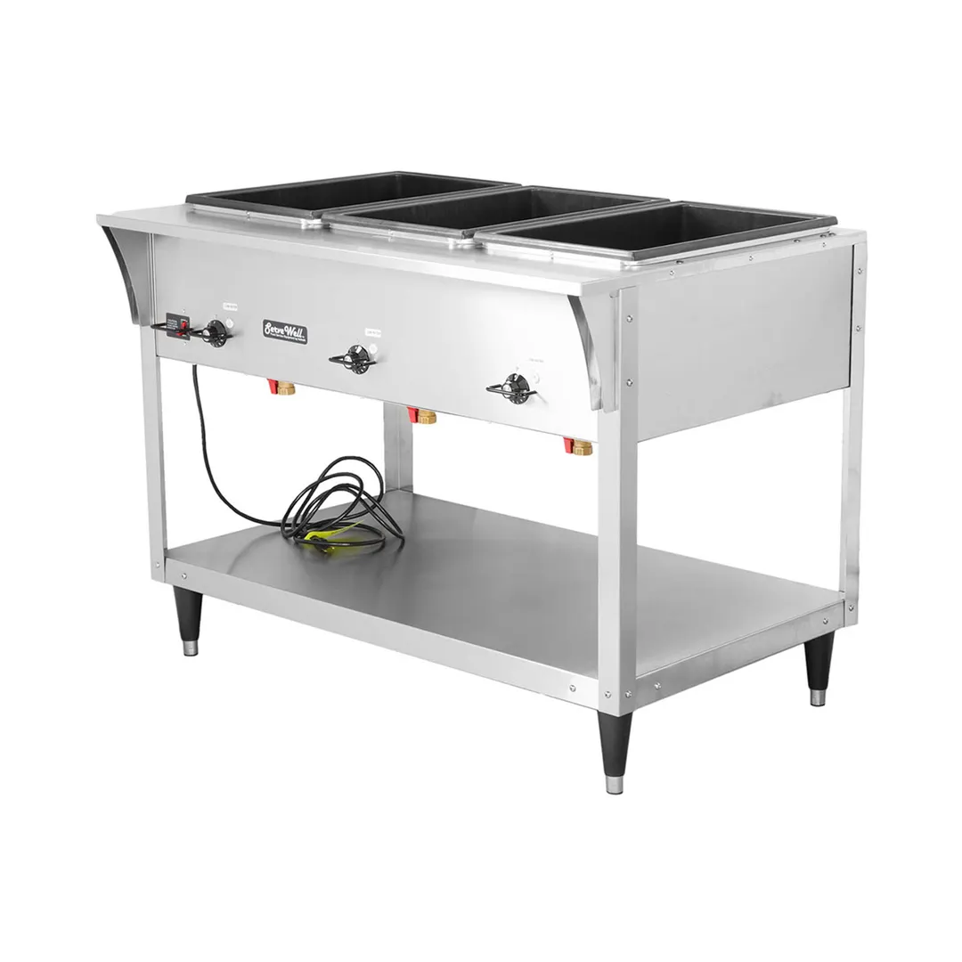 Vollrath 38203 46" Servewell® Electric (3) Sealed Well SL-Hot Food Table