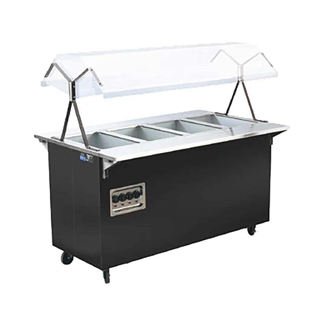 Vollrath 38710 60" 2-Series Affordable Portable™ (4) Open Well Hot Food Station