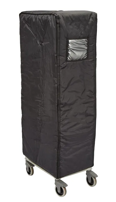 Cambro GBIRCUGN21F110 Full Size Go Bag Cover for GN Trolley 2/1, 31" Wide x 26" Deep x 59" High, Nylon, Black