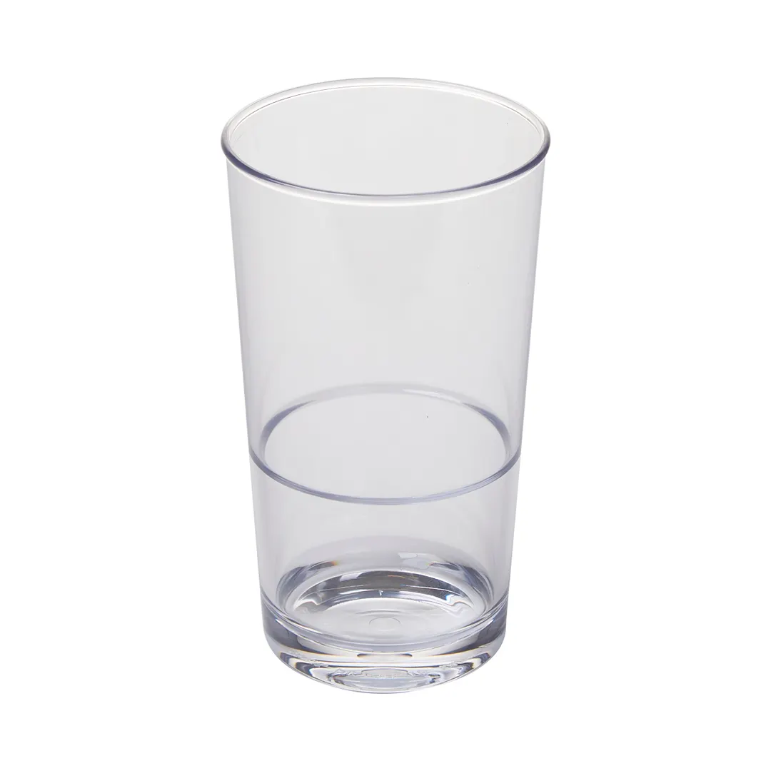 GET PK/BB-RNW-16-CL - Mixing Glass 16 oz, 3.25" Dia x 5.44" H, Tritan Red/White - 1 Dozen
