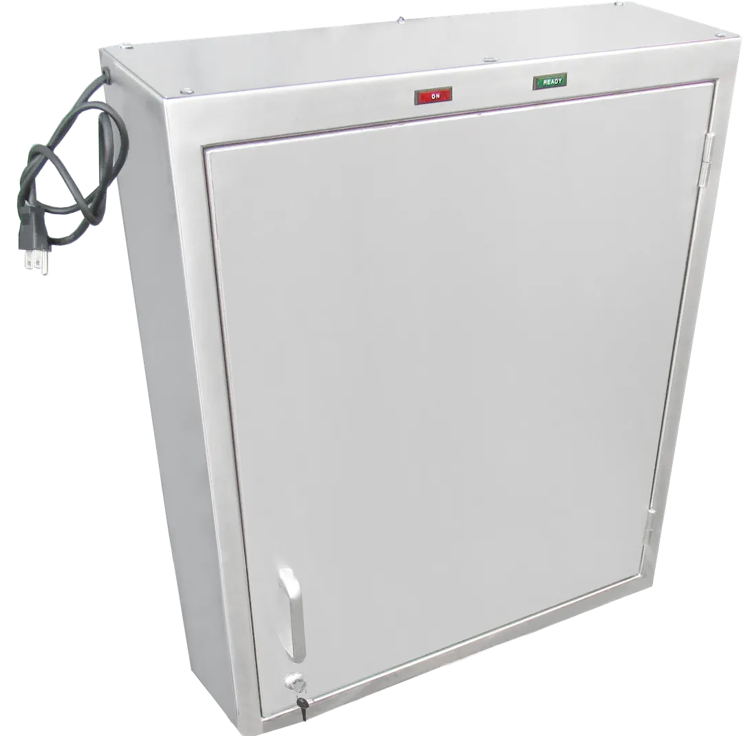 IMC Teddy UVC-2226 Sterilizer Cabinet 18GA 304 SS Double-Pan Door Rack Timer Latch