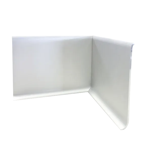New Age 9789C Cove Baseboard, Inside Corner, 5"W X 5"H, Aluminum, (2 Pieces)