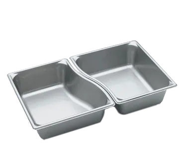Vollrath 3100240 Super Pan® Super Shape Wild Pan, 1/2 Size, 6.4 Quart, 22 Gauge