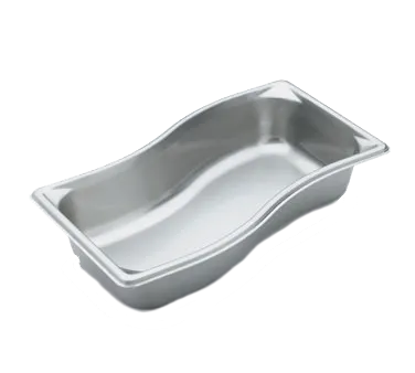 Vollrath 3100321 Super Pan Pan, 1/3 Inner, 3.9 Quart, 22-Gauge Steel, 20--1/4" L x 12-13/16" W x 2" D
