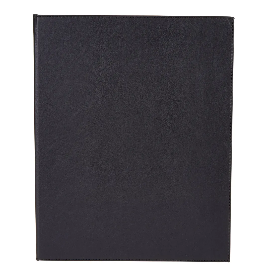 Winco LMD-811BK Menu Cover, Double, Letter Size, Holds 8-1/2" X 11" Paper