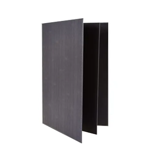 Winco LMF-811GY Menu Cover, Four Views, Letter Size, Holds 8-1/2" X 11" Paper