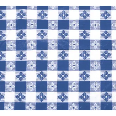 Winco TBCO-90B Table Cloth, 52"L X 90"W, Rectangular, Pvc Material With Cotton Lining