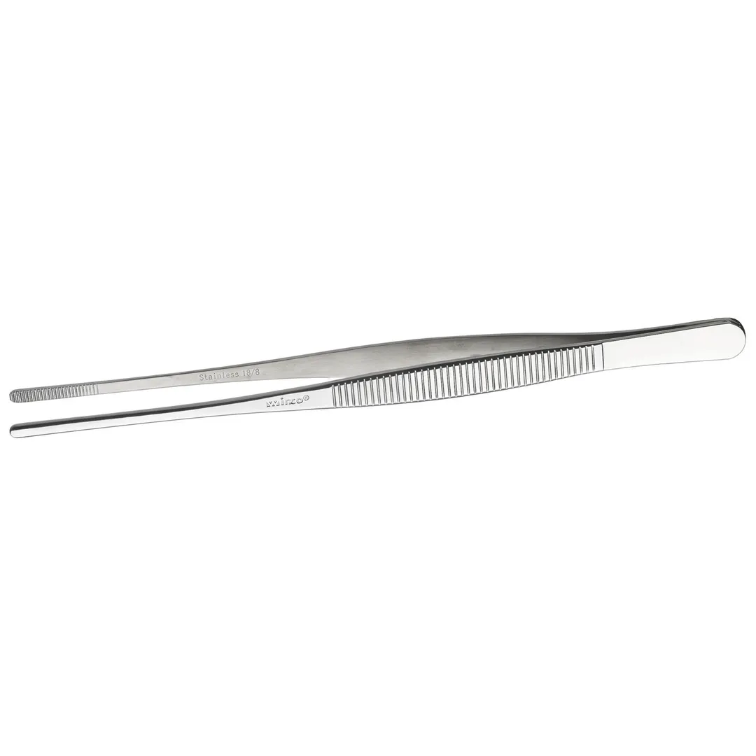 Winco TTG-8S Tweezer Tongs, 8", Straight, Dishwasher Safe