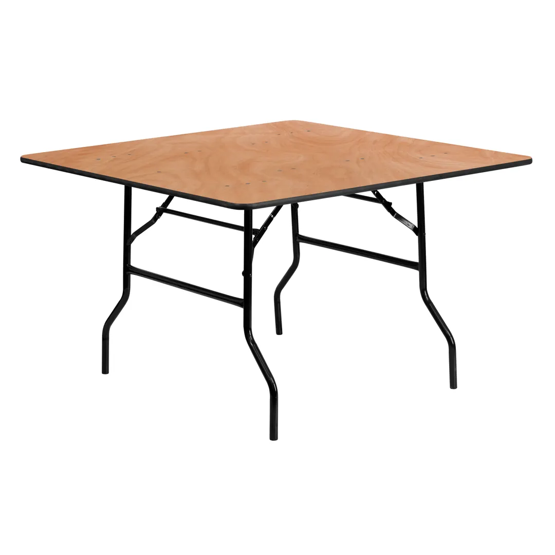 Flash Furniture YT-WFFT48-SQ-GG Banquet Table - Thumbnail 2