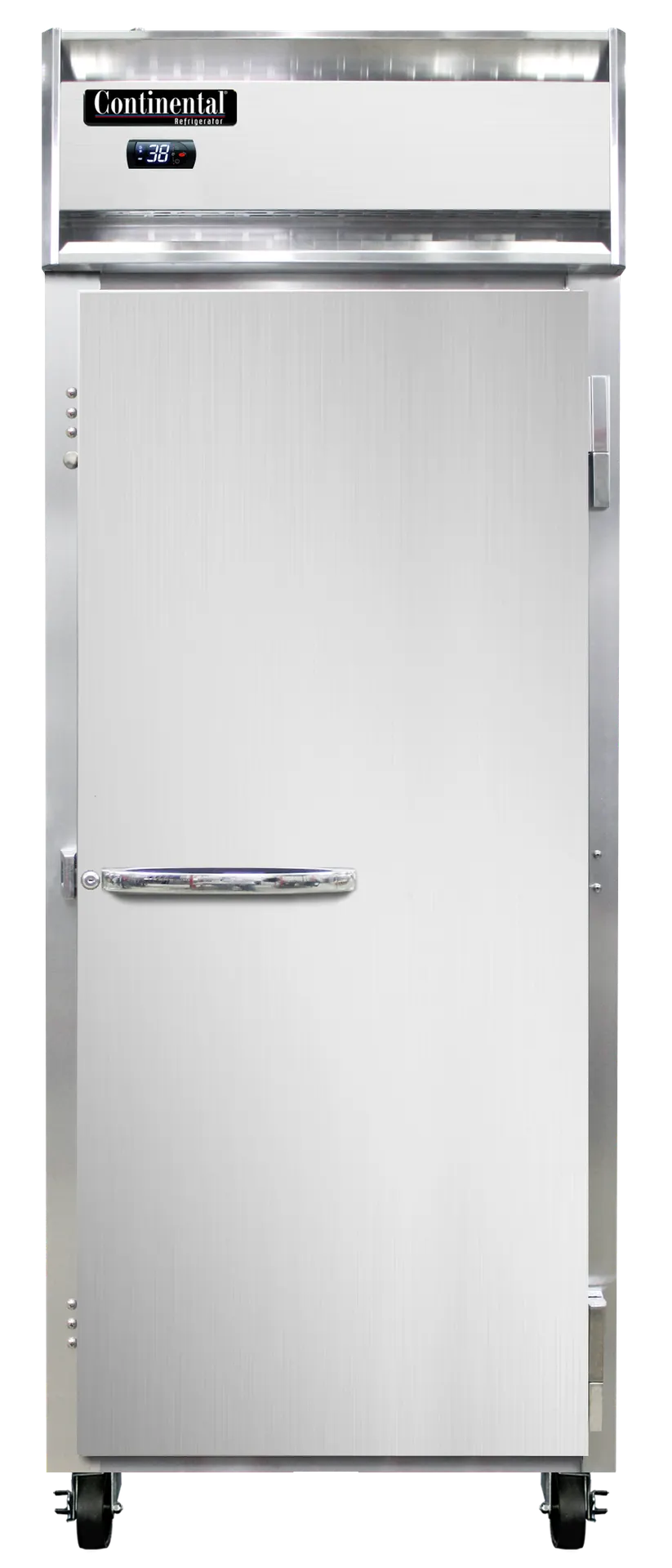 Continental Refrigerator 1RENSSPT-SD-GD 28.5" 1-Section Pass-Thru Refrigerator, 22 cu. ft.