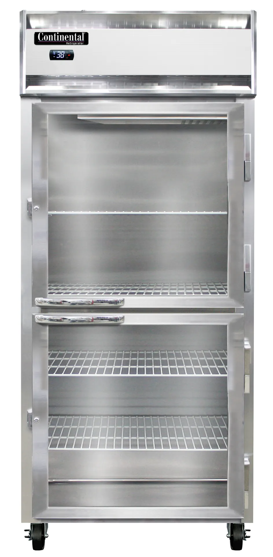 Continental Refrigerator 1RXNSSPTHD-GD-SD 36" 1-Section Pass-Thru Refrigerator, 30 cu. ft.