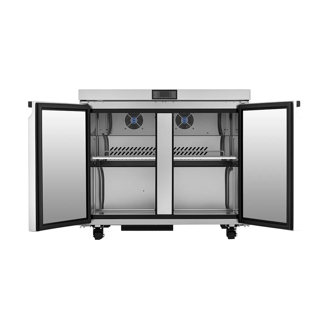 Atosa USA AUF36SD 36" Two Solid Door Undercounter Freezer, Stainless Steel, 8.6 cu. ft.