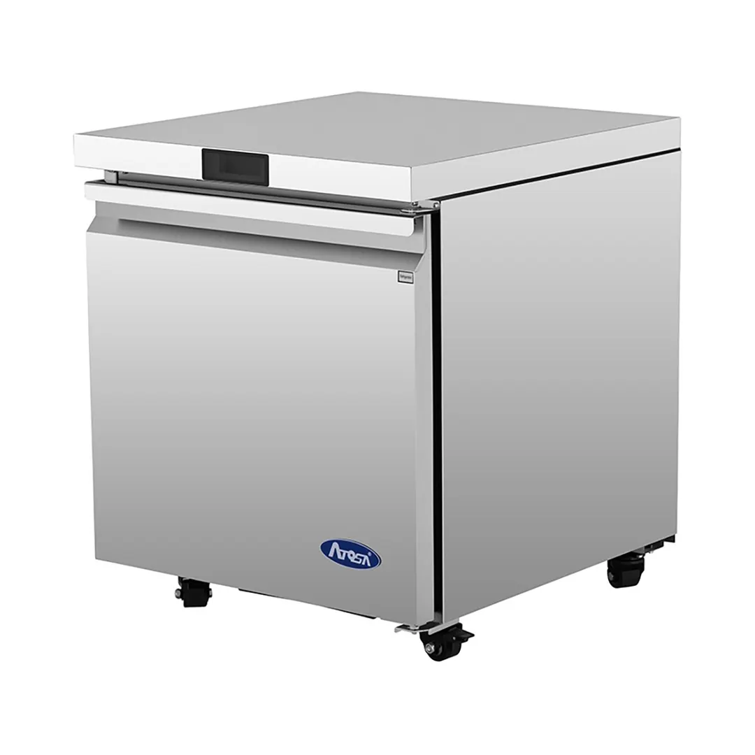Atosa USA AUR27SDGR ReachIn Undercounter Refrigerator