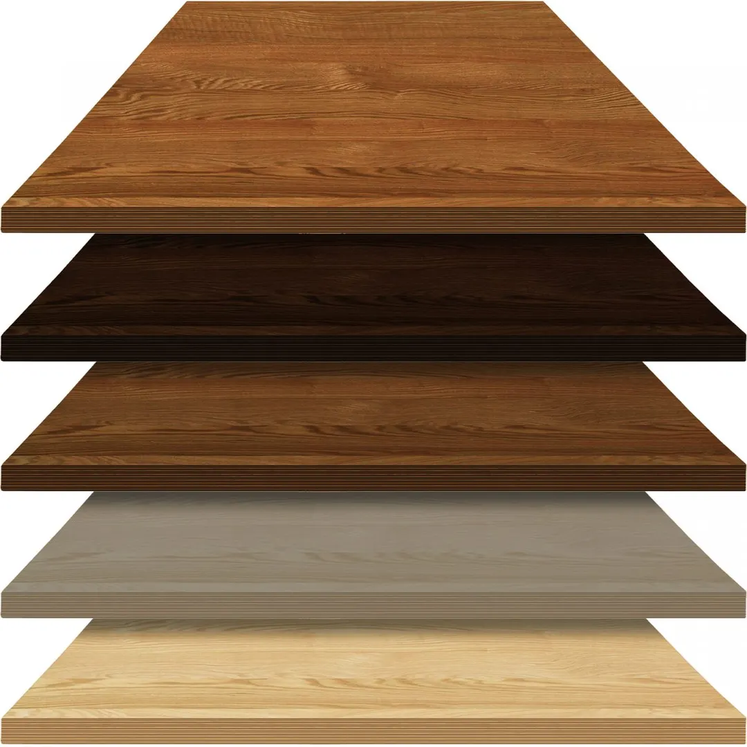 Oak Street EPO30R Round E-Wood Premium Table Top, 30" Dia., 2" Thick, Oak Faced Engineered Wood