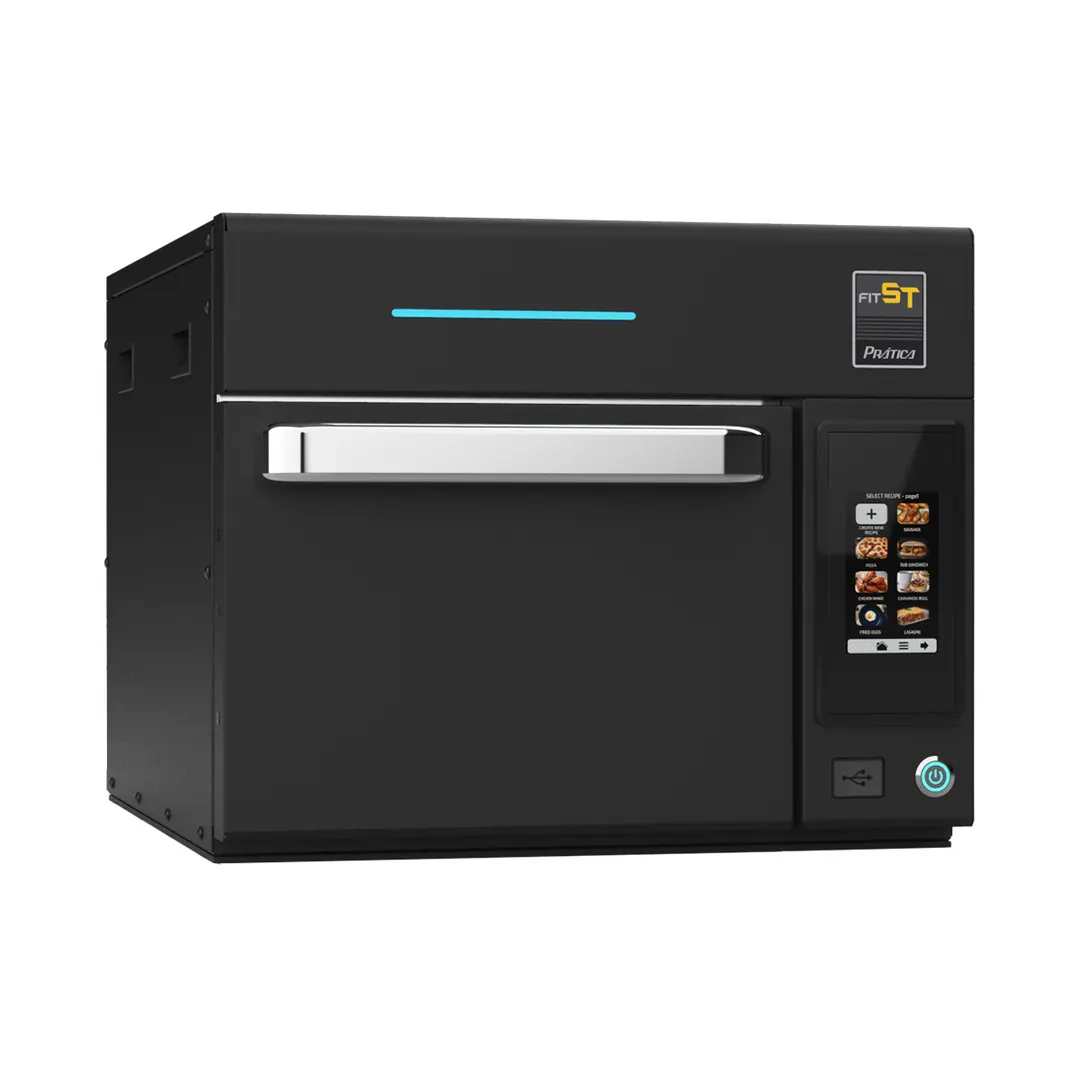 Pratica Products Inc FIT ST BLACK 990188 Fit St Speed Oven, Single, Electric