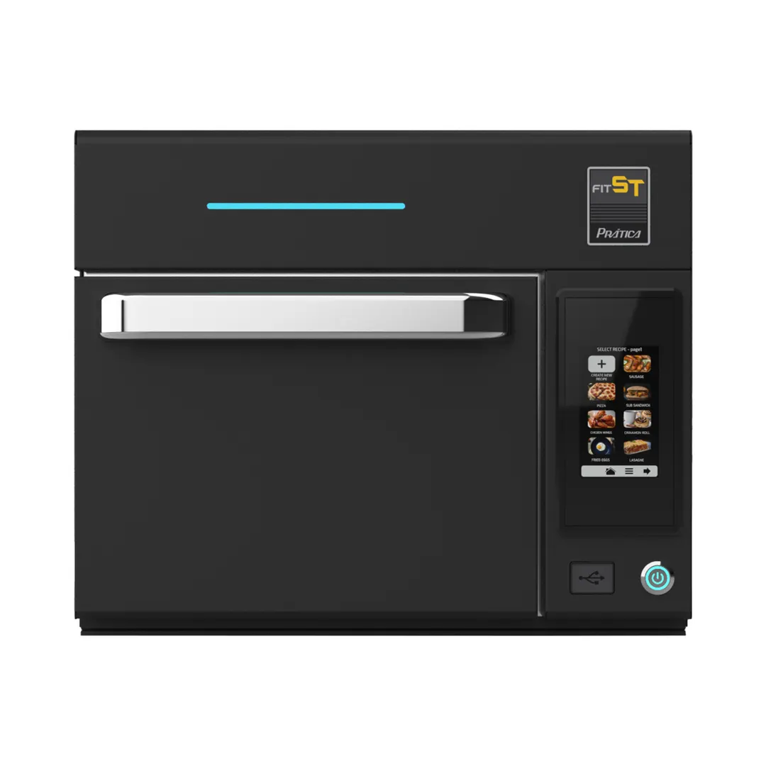 Pratica Products Inc FIT ST BLACK 990188 Fit St Speed Oven, Single, Electric