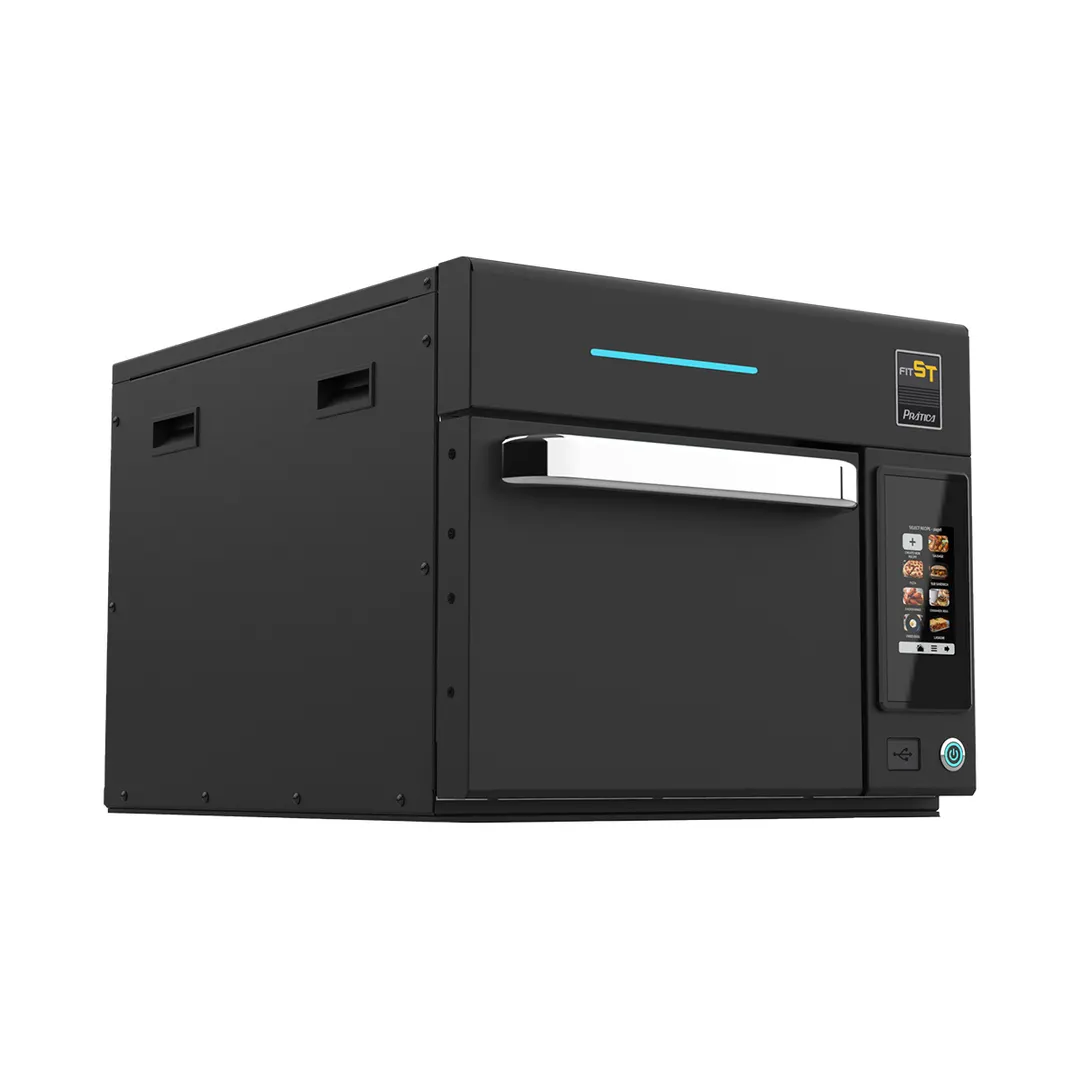 Pratica Products Inc FIT ST BLACK 990188 Fit St Speed Oven, Single, Electric