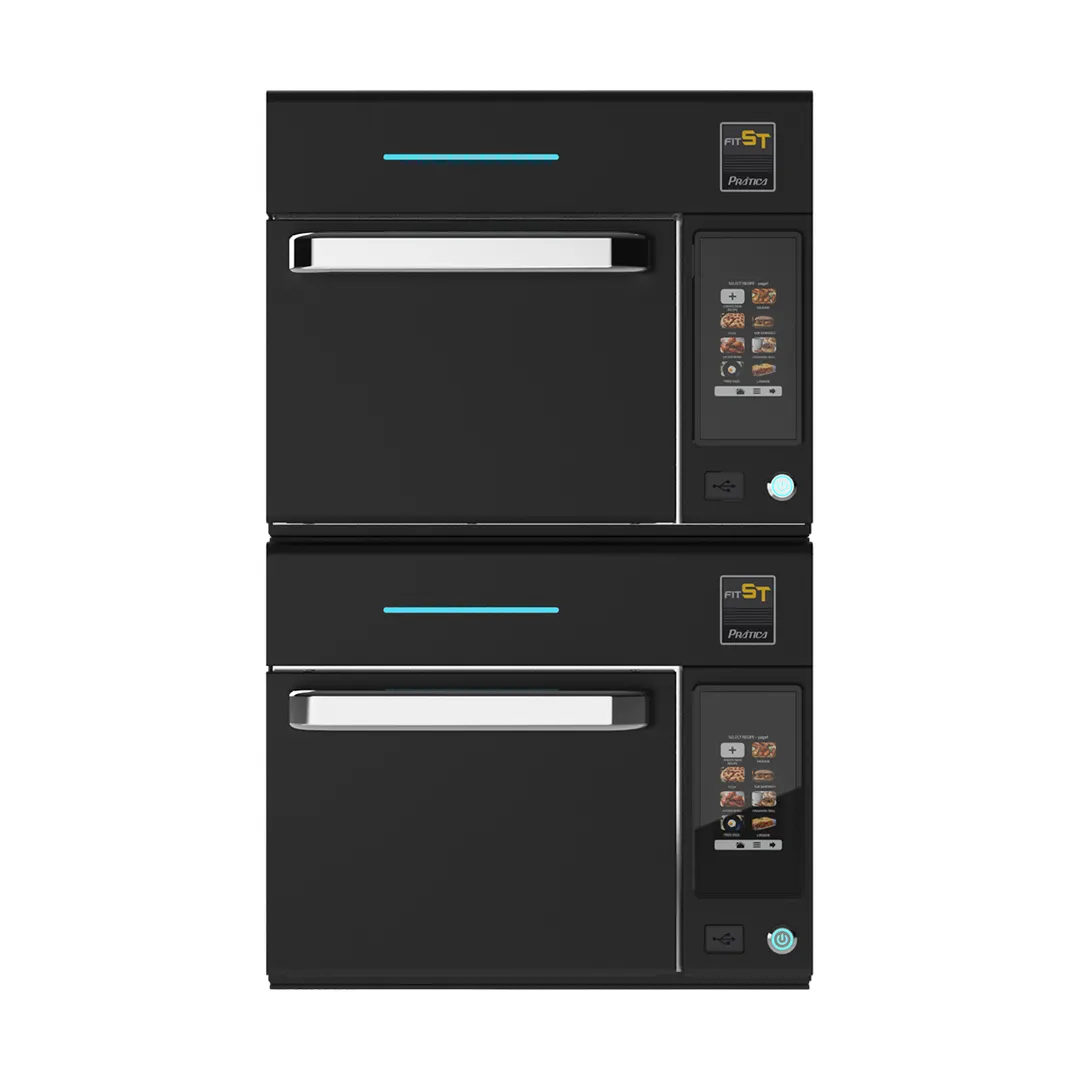 Pratica Products Inc FIT ST BLACK DOUBLE STACKED 990188-DBL Fit St Speed Oven