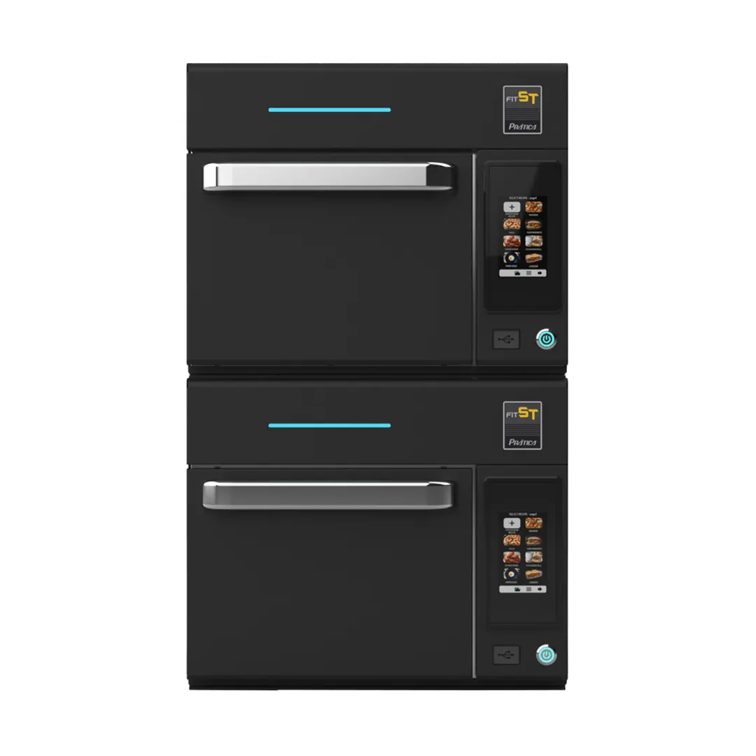Pratica Products Inc FIT ST BLACK DOUBLE STACKED 990188-DBL Fit St Speed Oven