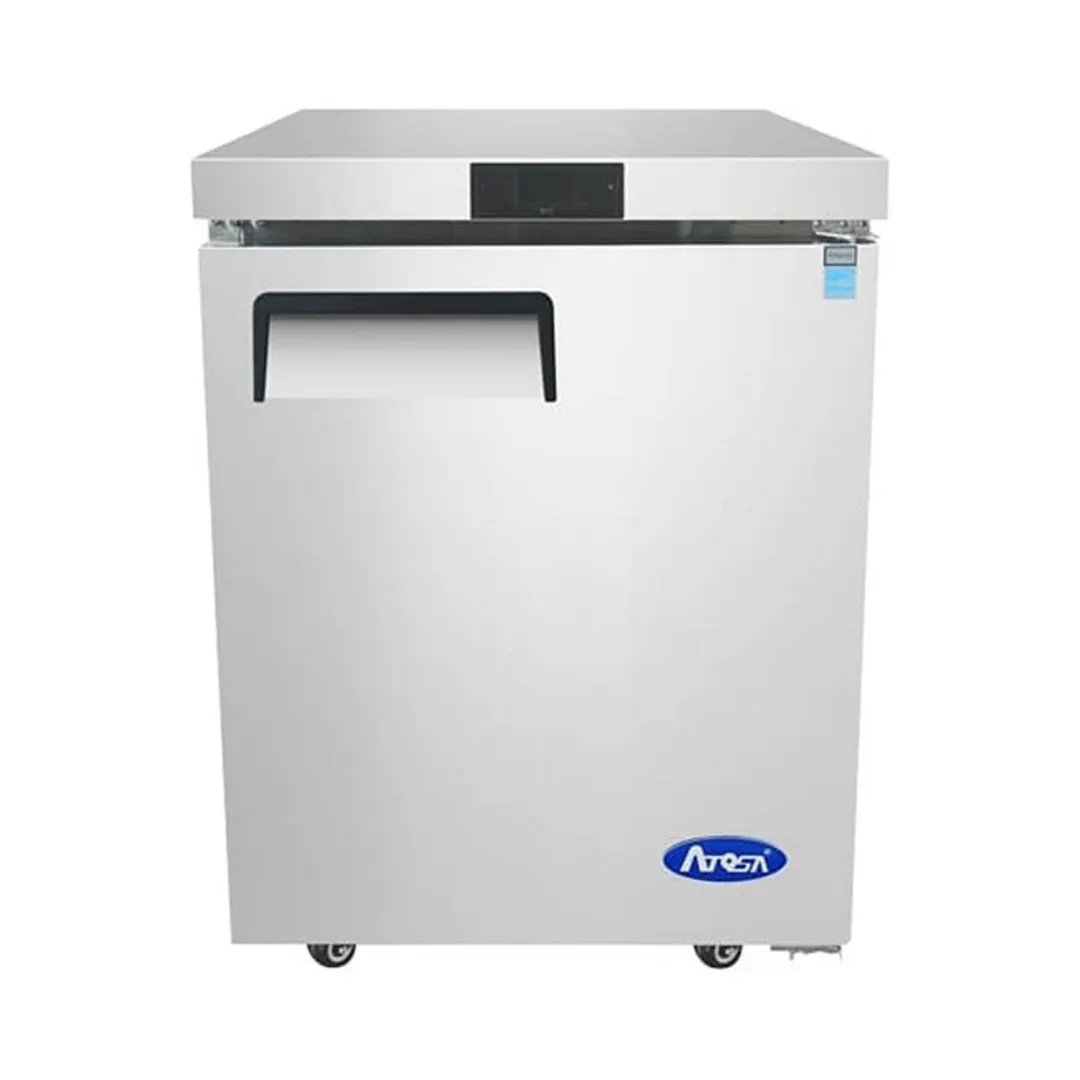 Atosa USA MGF24FGR 24" 1-Section Undercounter Freezer w/ 1 Door, 4.8 cu. ft.