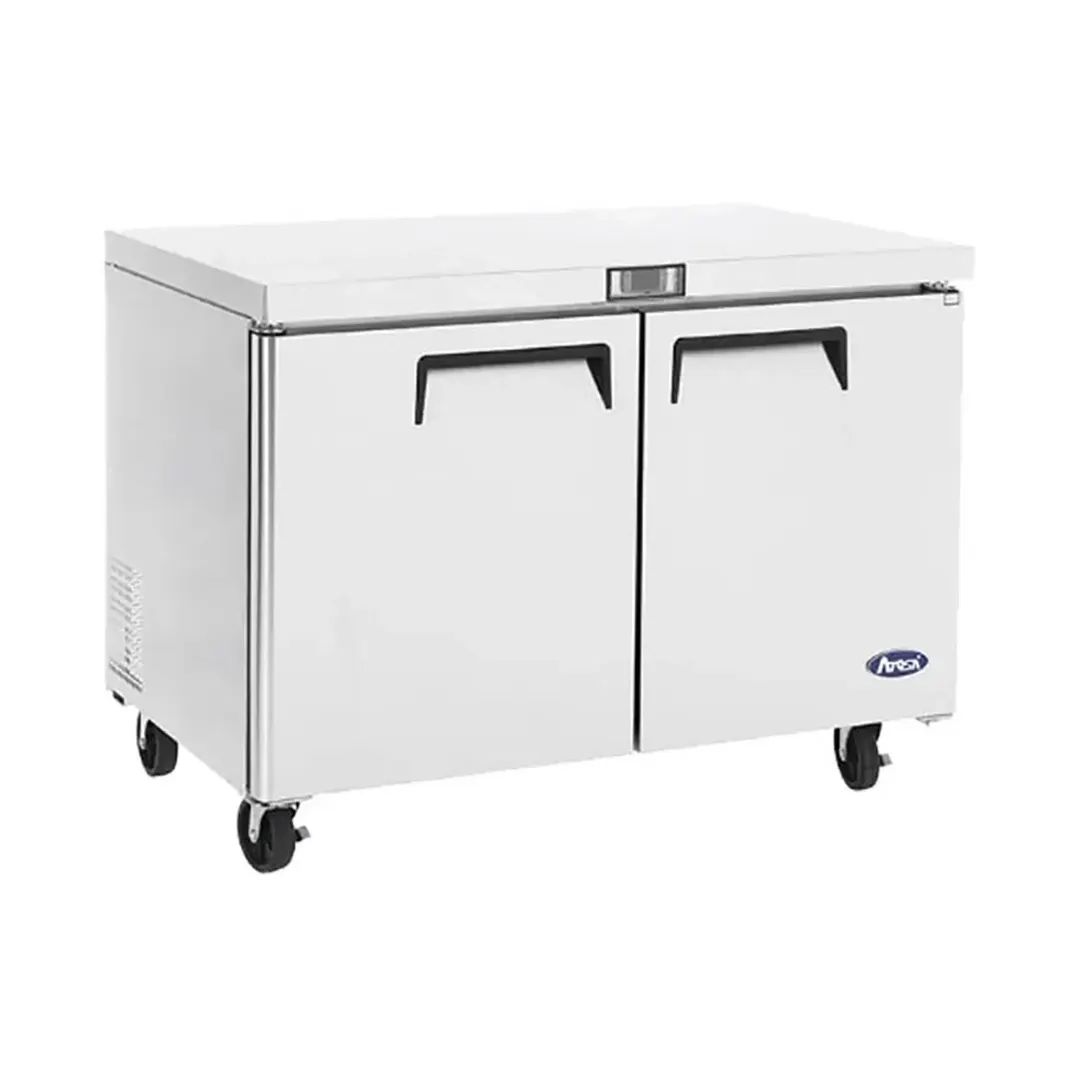 Atosa USA MGF36FGR 36" 2-Door Undercounter Freezer, Stainless Steel, 8.7 cu. ft.