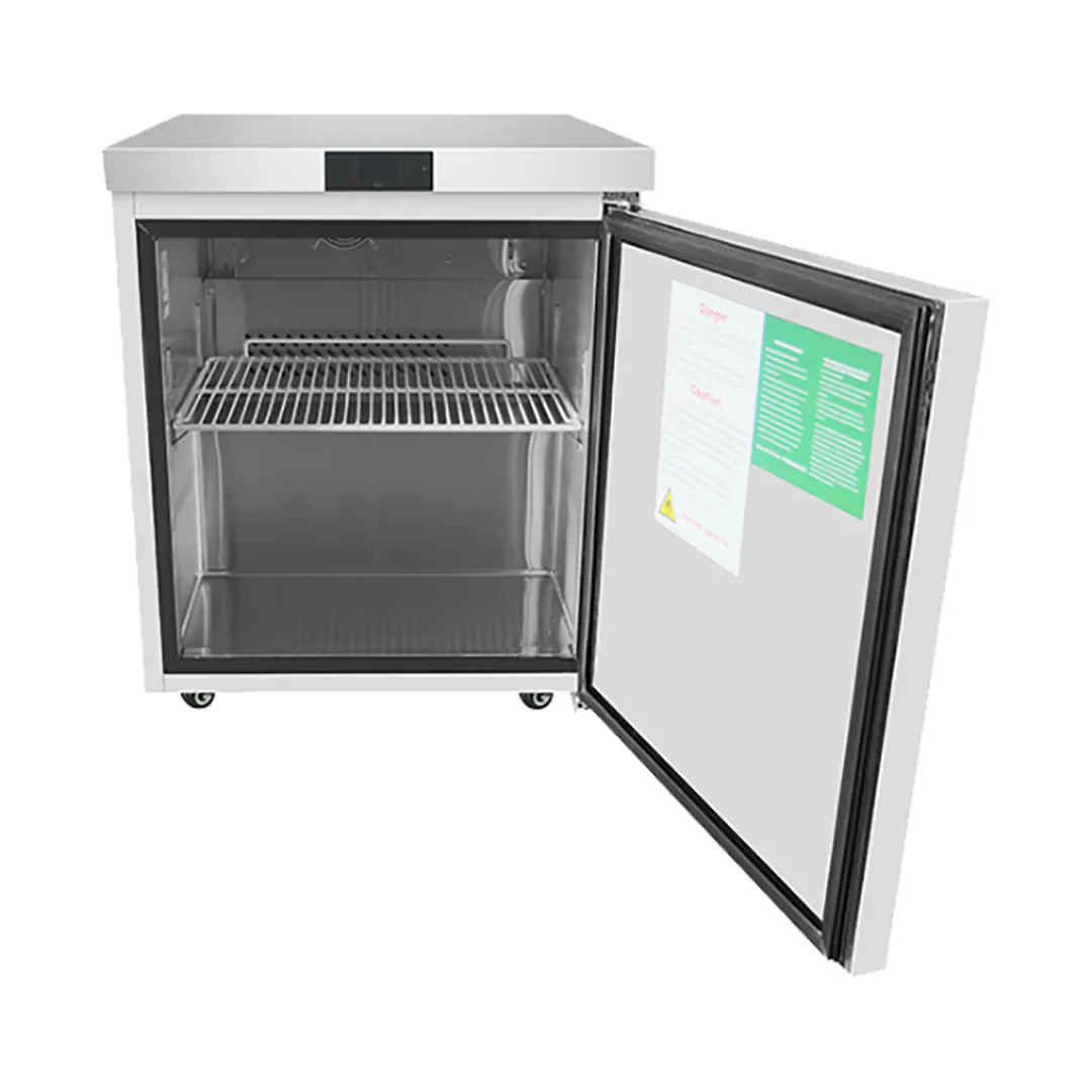 Atosa USA MGF8405GR 28" 1-Door Undercounter Freezer, Stainless Steel, 7.15 cu. ft., Temp -8° to 0°F, R290