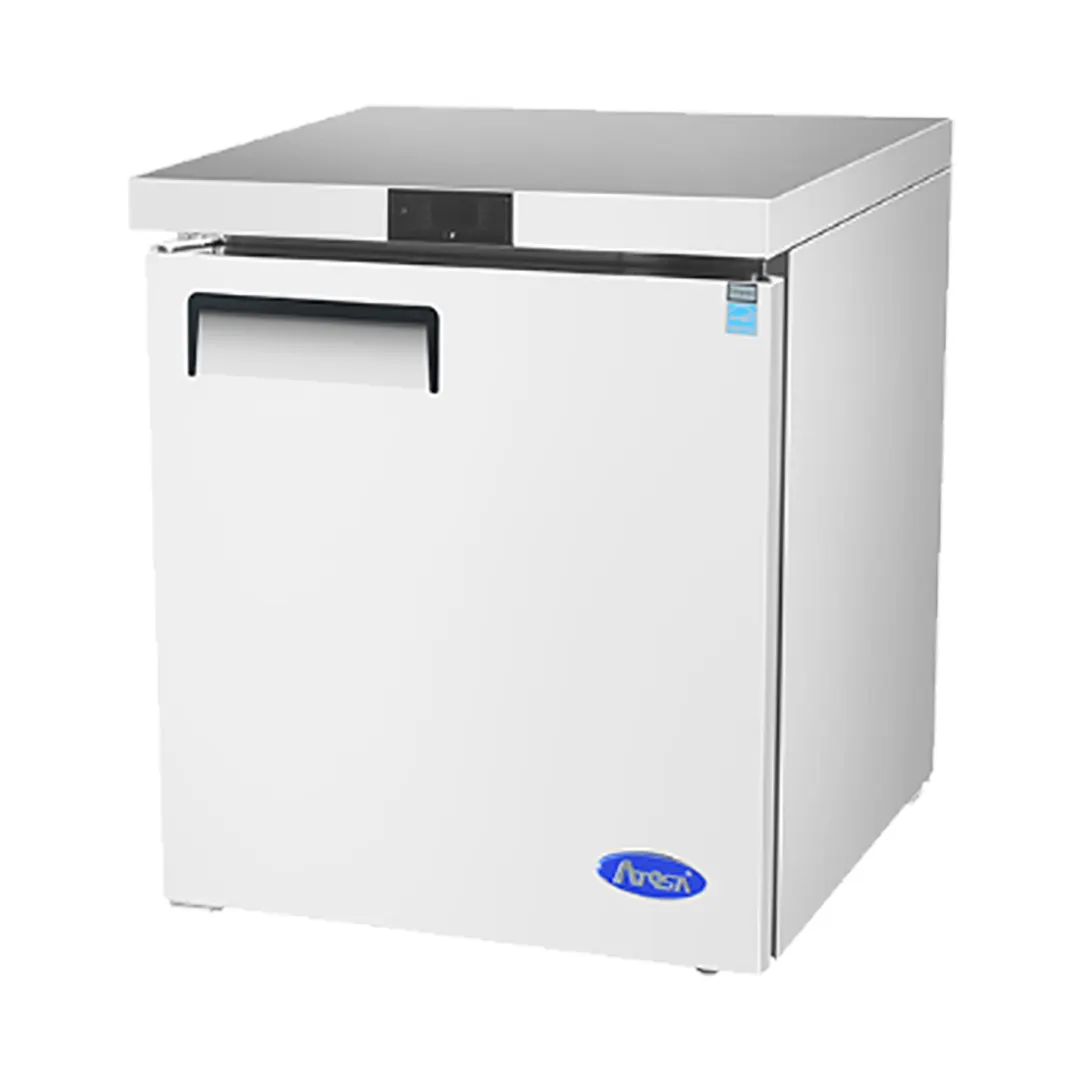 Atosa USA MGF8405GR 28" 1-Door Undercounter Freezer, Stainless Steel, 7.15 cu. ft., Temp -8° to 0°F, R290